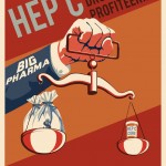 Cartaz veiculado pela ONG Médicos do Mundo, autora de ação para quebrar patente do remédio (Crédito: ©DR)